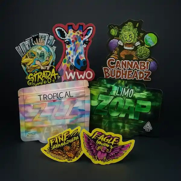 Custom Die Cut Mylar Bags