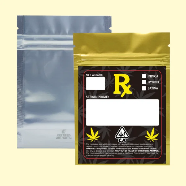 Custom 8 Oz Mylar Bags