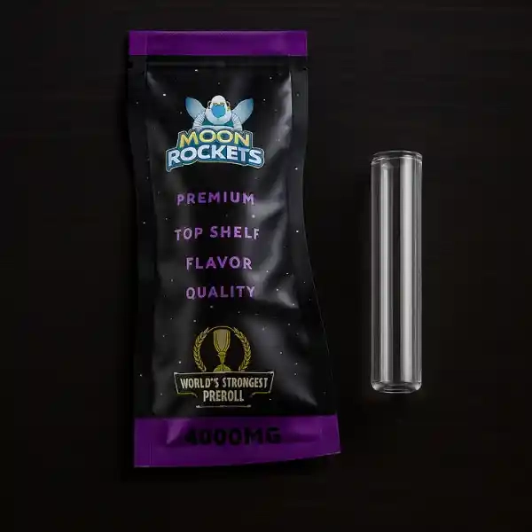 Custom Printed 2.2x4.5" Vape Cartridge Mylar Bags