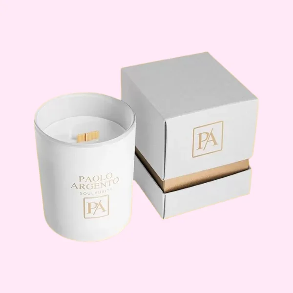White Candle Boxes