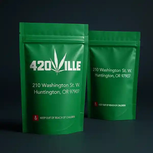 Custom Zip Lock THC Mylar Bags